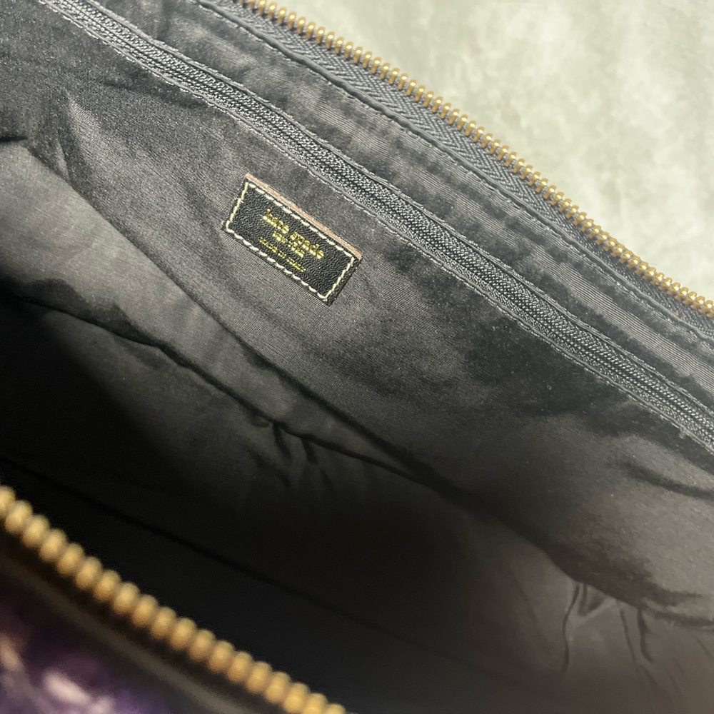 Kate Spade Purple and Black Tweed Shoulder Bag - Picture 5 of 7